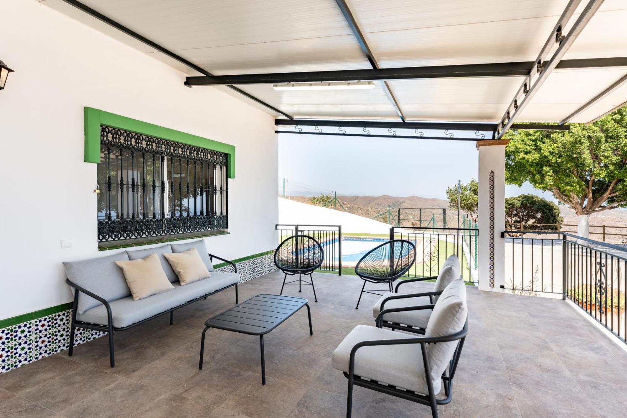 Вилла Cortijo Ariza Sea Views Малага Экстерьер фото