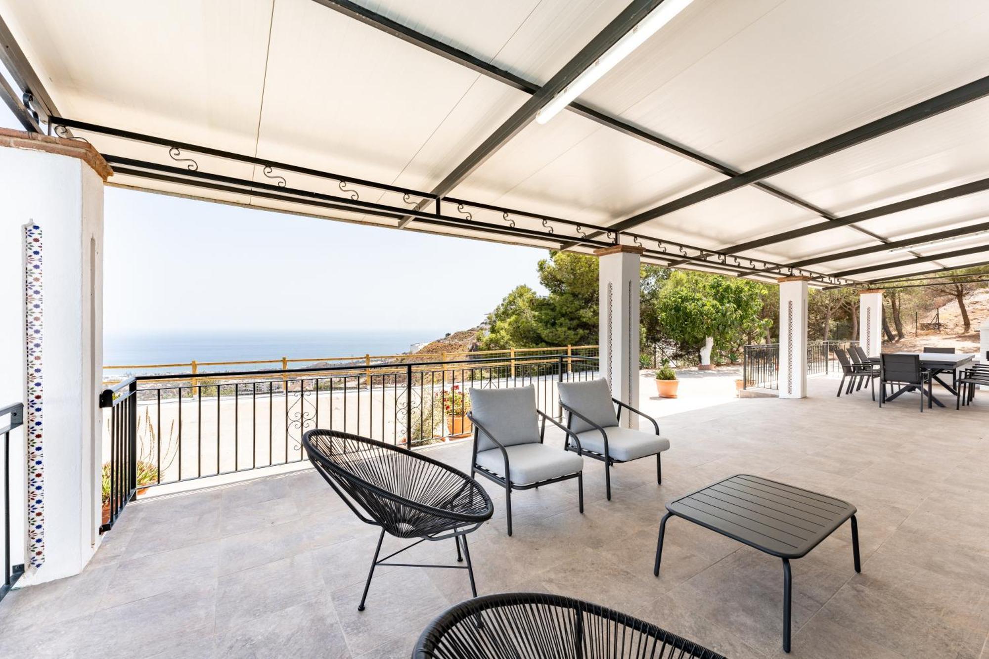 Вилла Cortijo Ariza Sea Views Малага Экстерьер фото