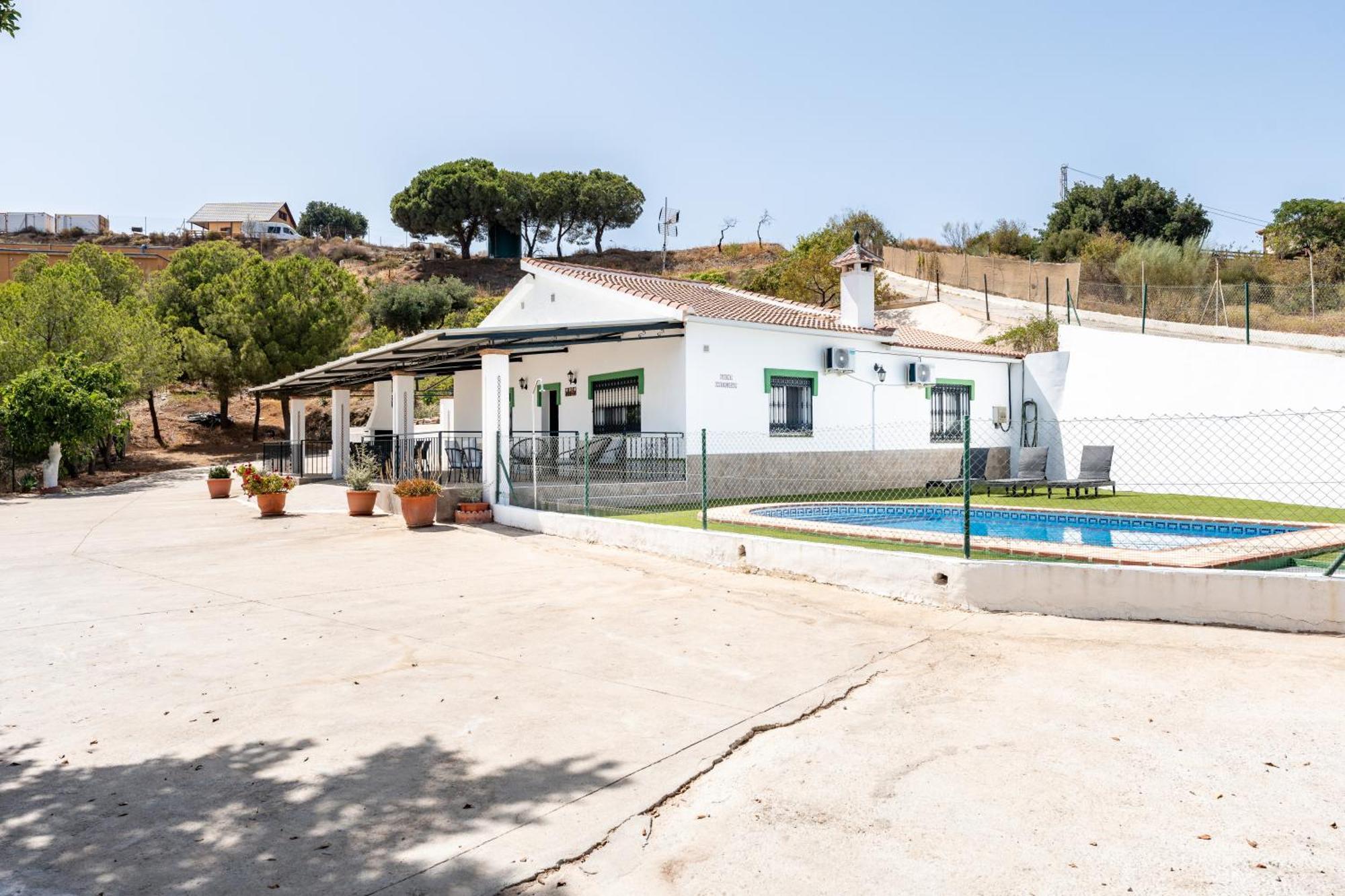 Вилла Cortijo Ariza Sea Views Малага Экстерьер фото
