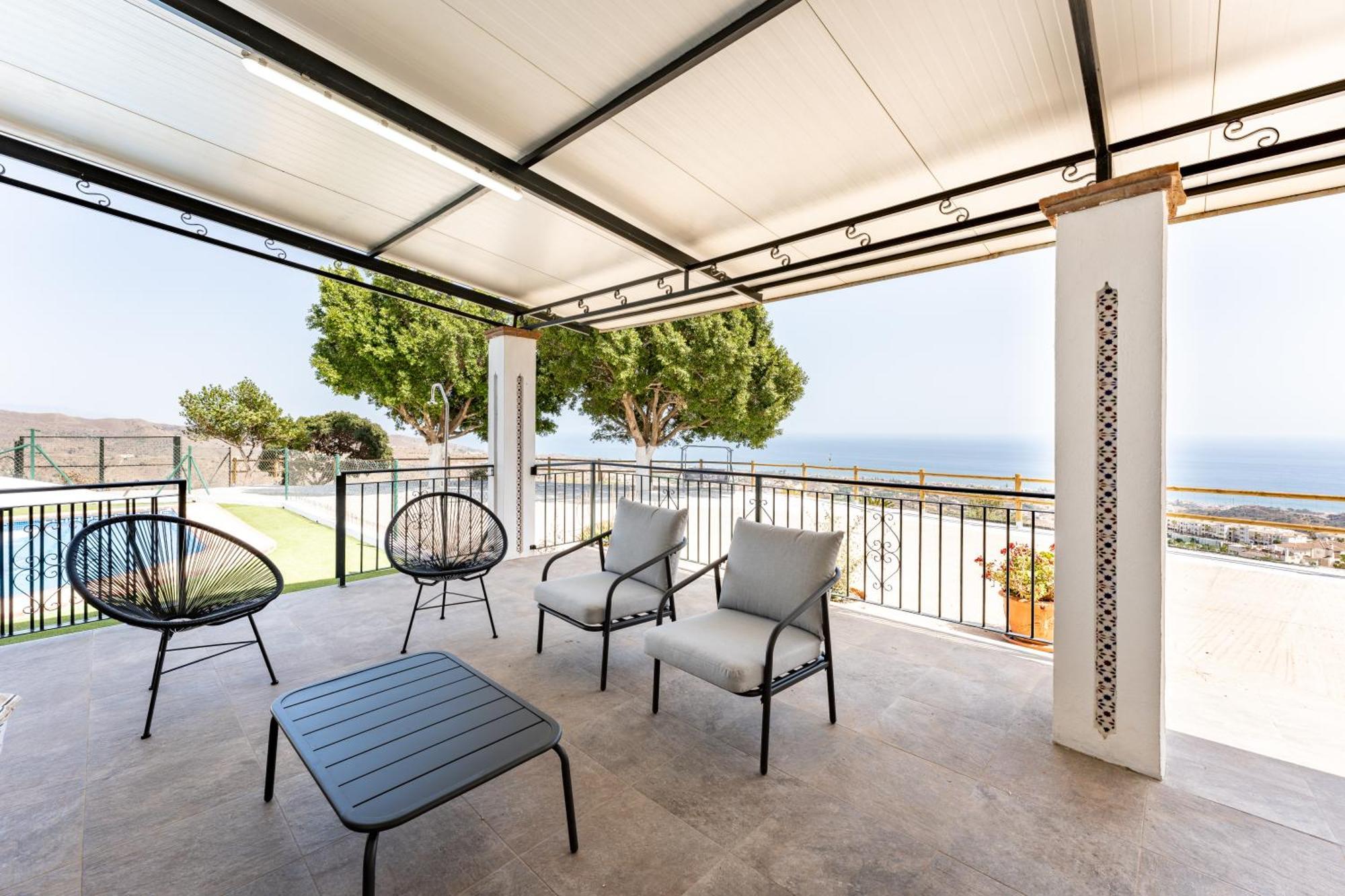Вилла Cortijo Ariza Sea Views Малага Экстерьер фото