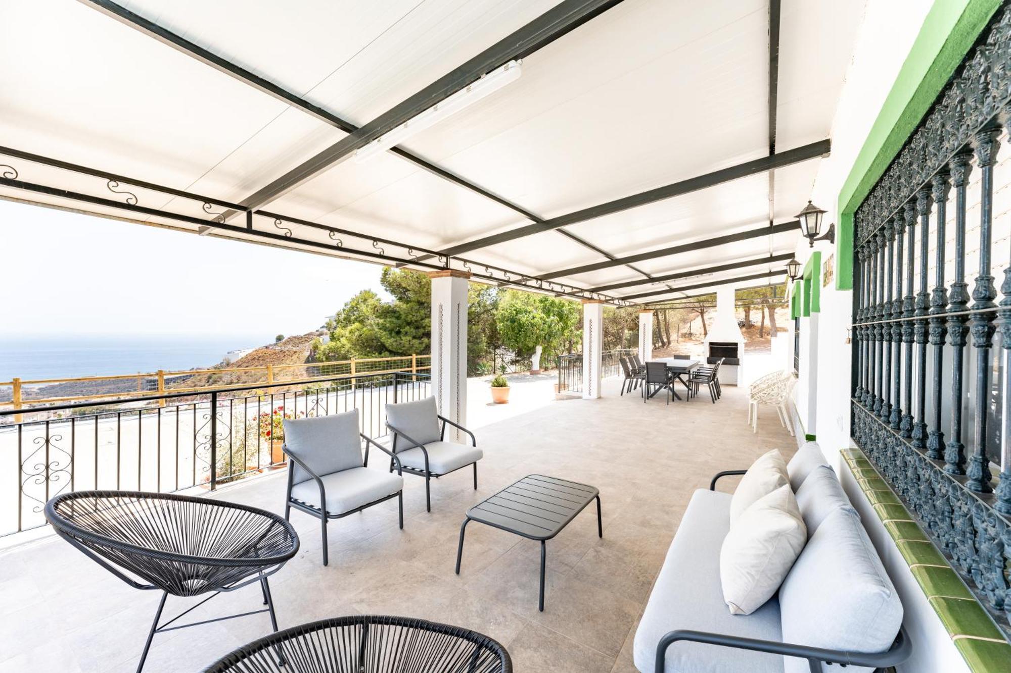 Вилла Cortijo Ariza Sea Views Малага Экстерьер фото