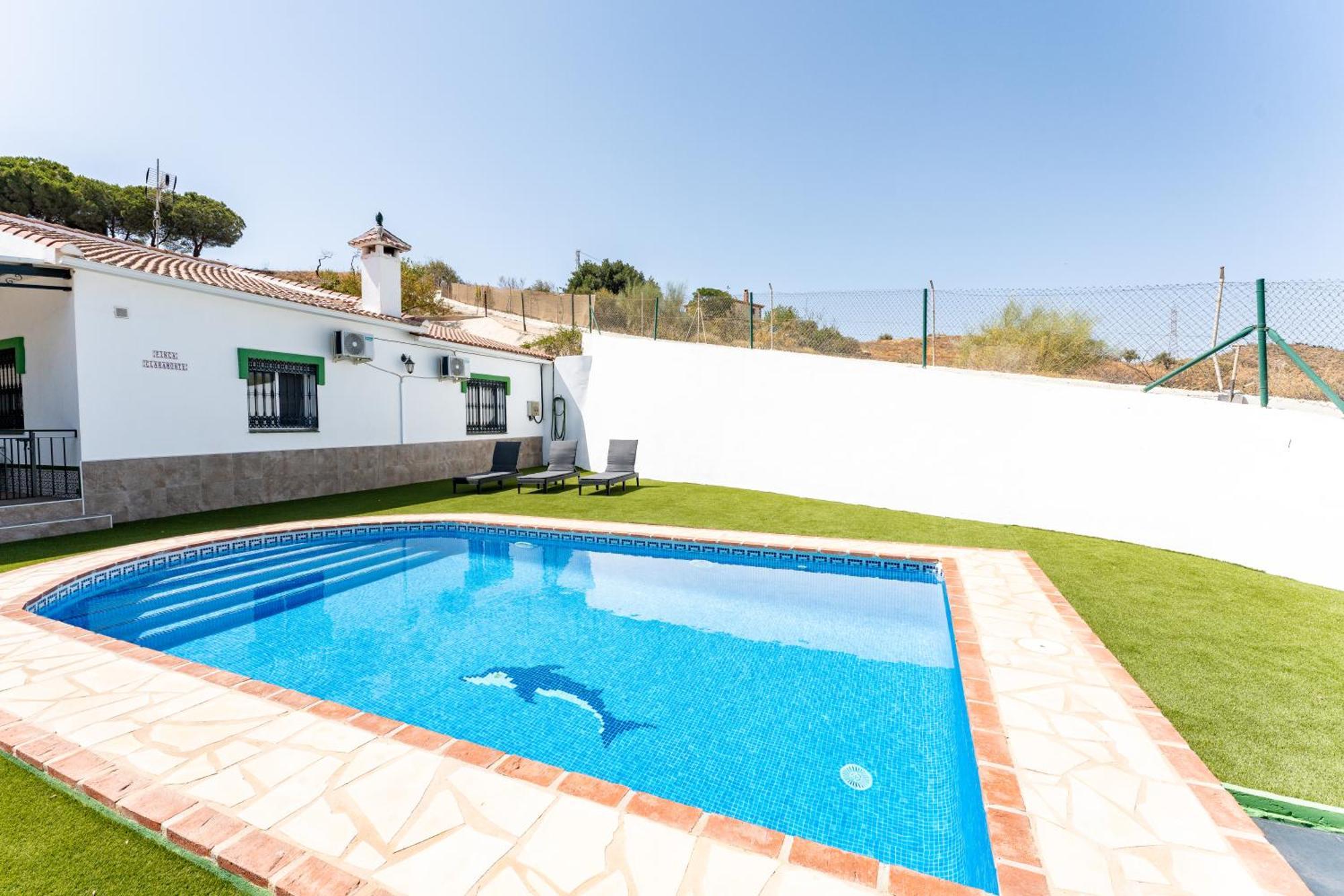 Вилла Cortijo Ariza Sea Views Малага Экстерьер фото