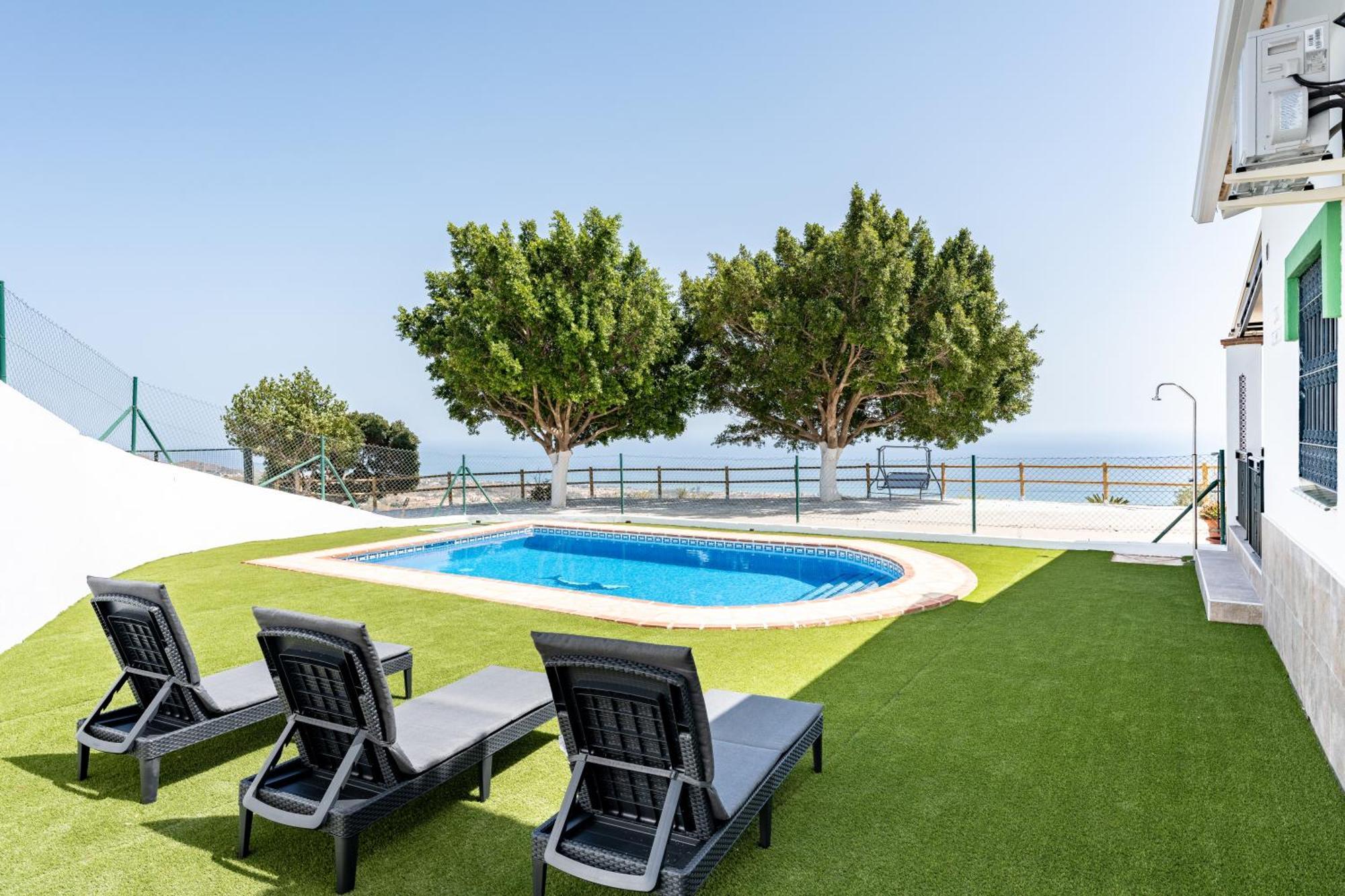 Вилла Cortijo Ariza Sea Views Малага Экстерьер фото